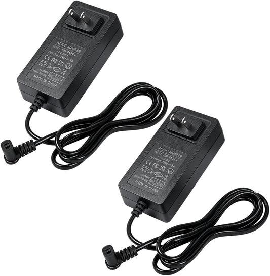 2 Pack 29V 2A AC/DC Electric Recliner Power Supply Replacement with 2-Pin Connector, Universal Adapter for Lift Chair Sofa, Compatible with OKIN Limoss ZB-H290020A-C ZBPOWER FS2900-2000