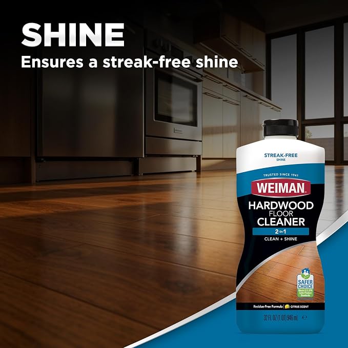 Weiman Hardwood Floor Cleaner and Polish Restorer Combo - Image 6