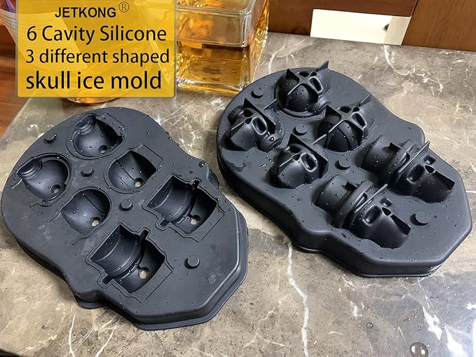 JETKONG 6 Cavity Skull Ice Maker - Image 6