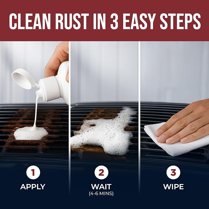 Stainless Steel Rust Stain Remover & Cleaner, Soft Cleanser, Safe - Image 5