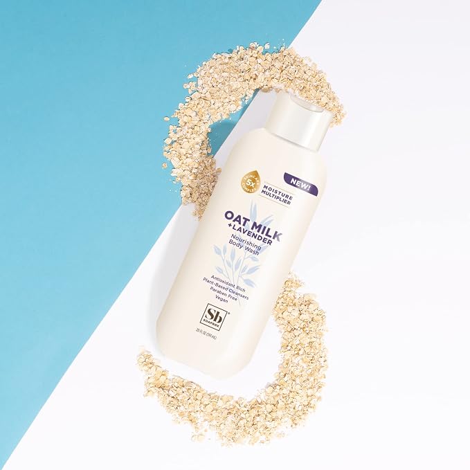 Soapbox Body Wash, Oat Milk + Lavender Body Wash, Vegan & Moisturizing - Image 3