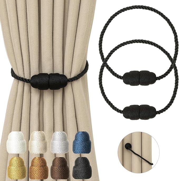 Magnetic Curtain Tiebacks by CurtainTiebacks