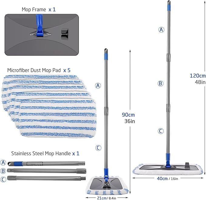 Masthome Extra Large Microfiber Mop - Image 6