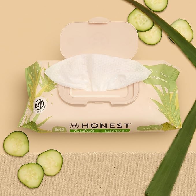 The Honest Company Hydrate and Cleanse Naturally Scented Wipes Cleansing - Image 2