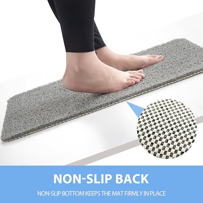 Non-Slip Bathtub Mat, Anti Slip Shower Mat, Fast Drying Bathtub Mats, Foot - Image 3