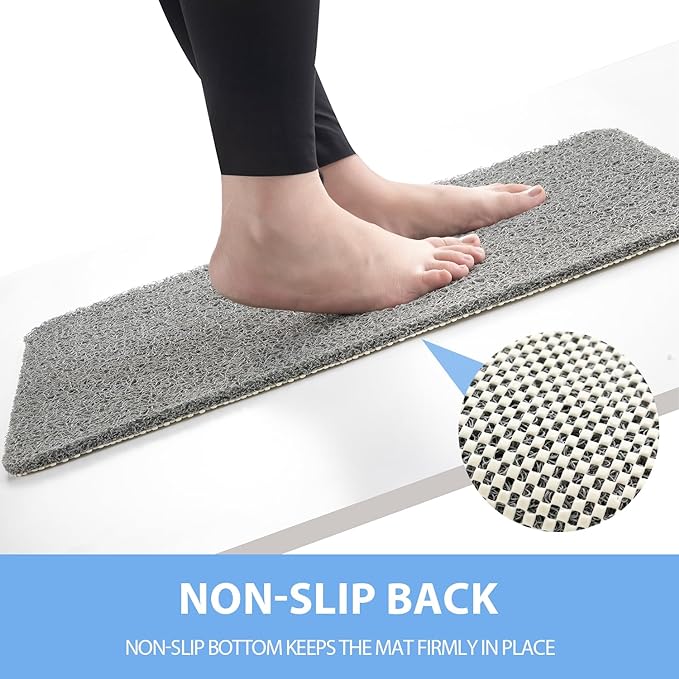 Non Slip Shower Mat, Anti Slip Bath Mat, Quick Drying Bath Tub Mats, Foot - Image 3