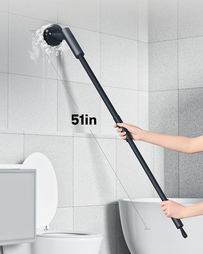 HOTO Cordless Electric Spin Scrubber, IPX7 Full Body Waterproof Bathroom - Image 7