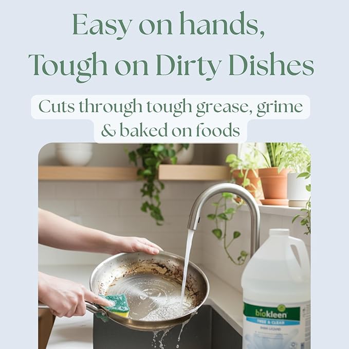 Biokleen Free & Clear Dish Soap - Image 6
