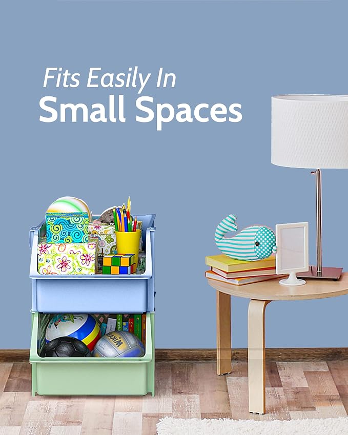 Skywin Plastic Stackable Storage Bins - Image 6
