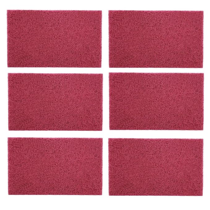 3M Scotch Brite 7447 Very Fine Grade General Purpose Sanding Hand Pads 6Pcs 200 by QLXHBOT
