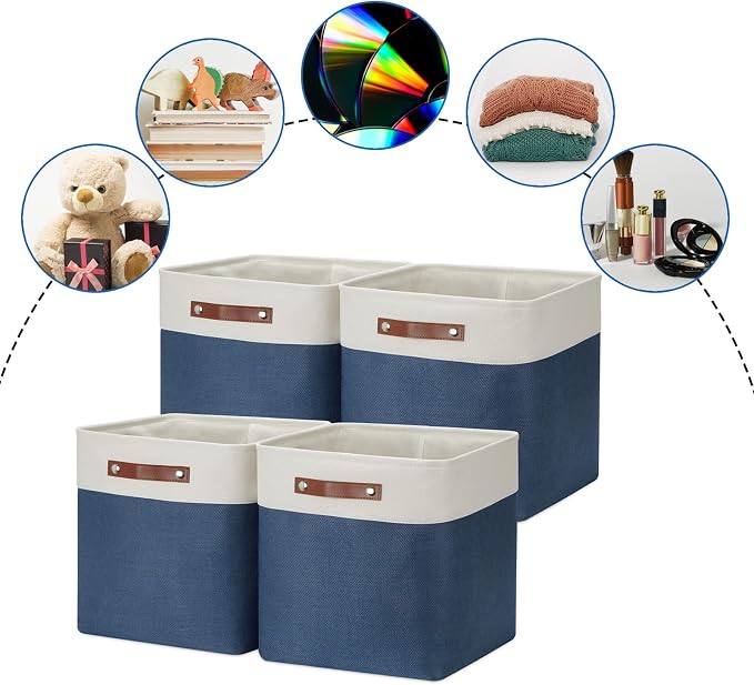 DULLEMELO Storage Baskets for Shelves Closet Storage, Large Home Organization - Image 5