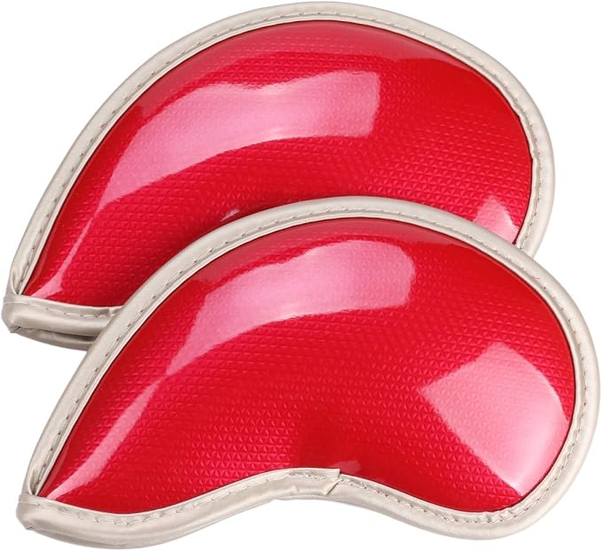 HISTAR 10pcs Crystal Pu Leather Golf Iron Head Covers Set Iron Club Headcover - Image 4