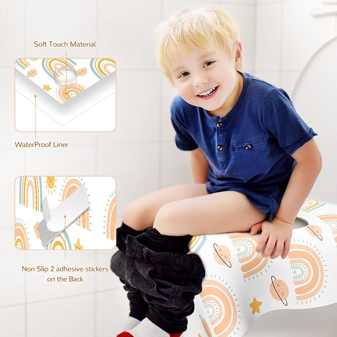 30 Pack Toilet Seat Covers Disposable, Individually Wrapped - Image 2