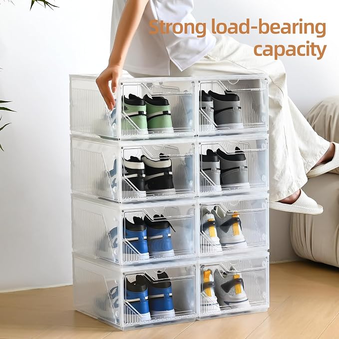 Modular XX-Large Shoe Organizer, 6 Pack Shoe Storage Organizer Easy to Assemble - Image 6