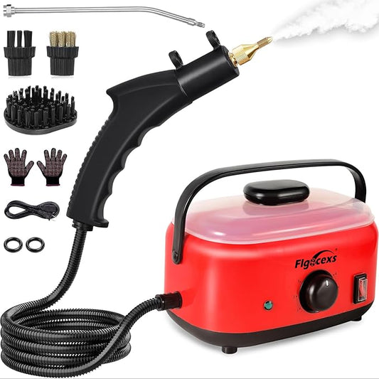 Handheld Steam Cleaner, 2500W High Temperature High Pressure Steam Cleaner by Flgocexs