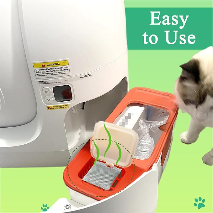 12 Pack Odor Eliminator for PuraMax Self-Cleaning Cat Litter Box, Natural - Image 2