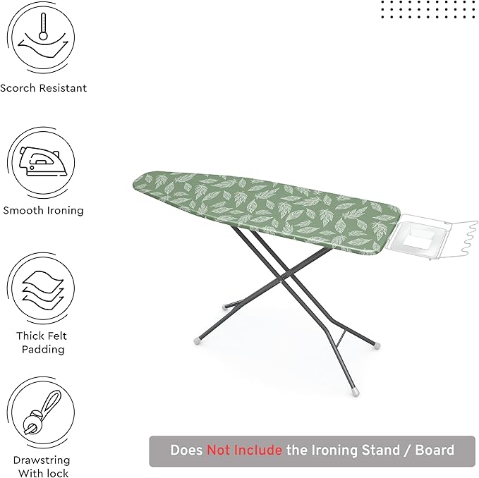 Encasa XO Ironing Board Cover and Pad 49"x18" - Image 3
