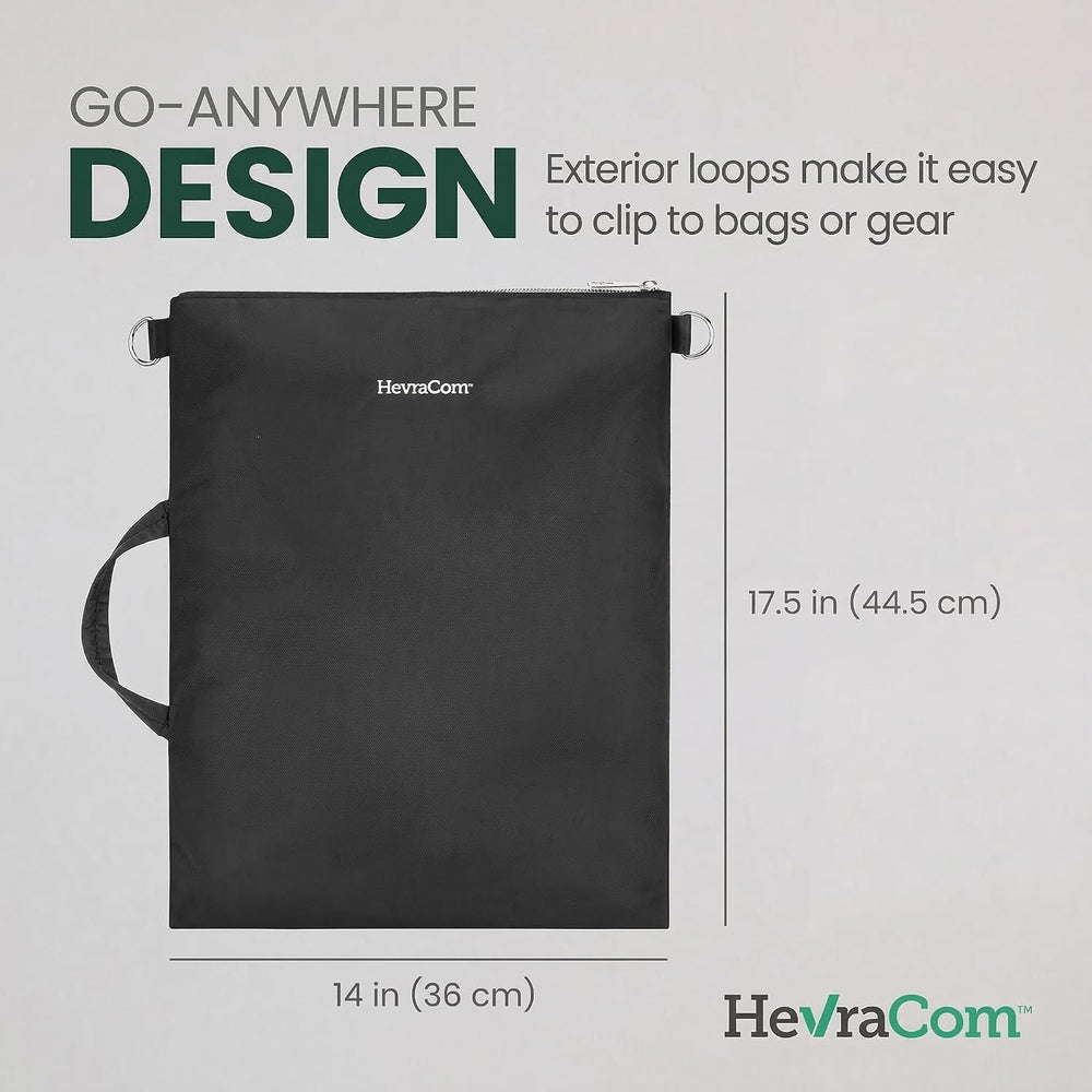 HevraCom Waterproof Laundry Bag Travel for Wet Clothes - Odor-Proof Waterproo...