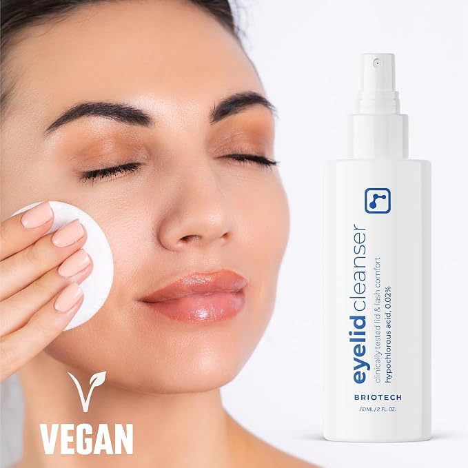 BRIOTECH Eyelid Cleanser, Hypochlorous Acid Spray, Lid & Eyelash Cleanser - Image 6