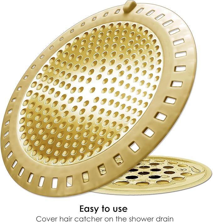 2PCS Hair Catcher Shower Drain/Strainer/Cover/Filter/Trap, Bathtub Drain Cover - Image 3