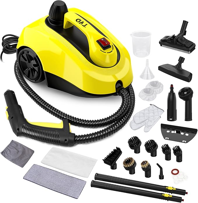 TVD Steam Cleaner, Heavy Duty Canister Steamer by TVD