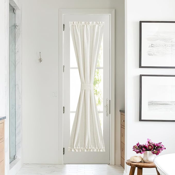 NICETOWN Linen Sheer Patio Door Curtain Drapery Panel by NICETOWN
