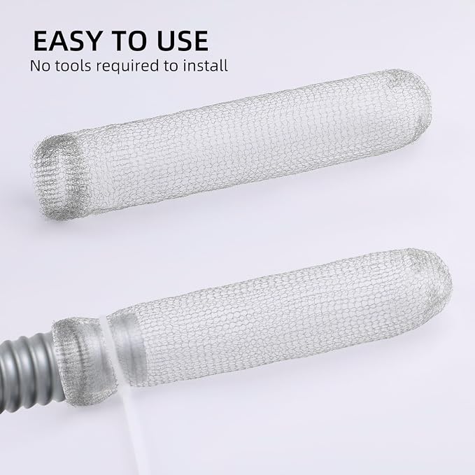 24PCS Lint Traps for Washing Machine, Stainless Steel Mesh Snare Trap Washer - Image 5