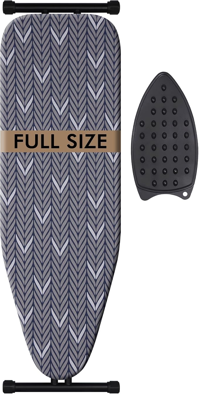 Ironing Board Full Size, Metal Construction Iron Board by veiox