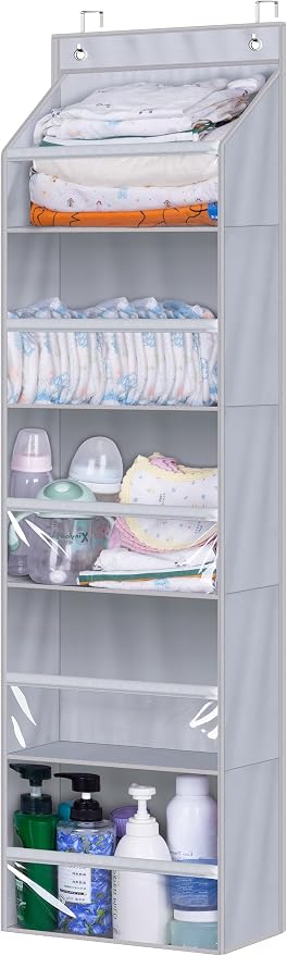 AOODA Over the Door Organizer, Large Capacity Closet Door Hanging Organizer by AOODA