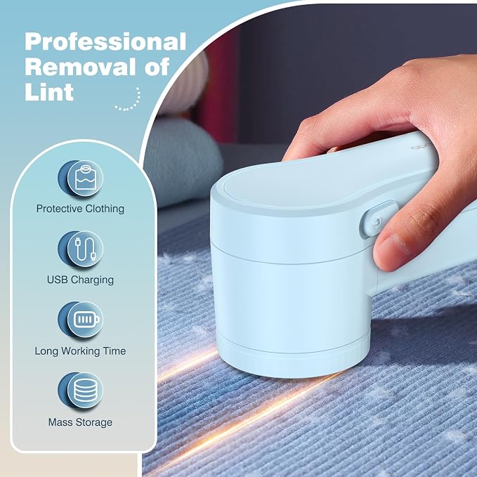 Fabric Shaver Lint Shaver, Electric Lint Remover - Image 5