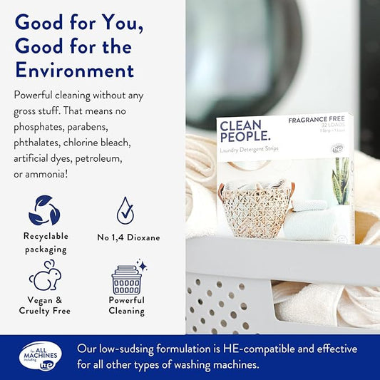 The Clean People Laundry Detergent Sheets - Image 2