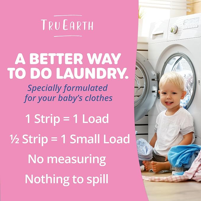 Tru Earth Hypoallergenic Baby Laundry Detergent Sheets/Strips - Image 6