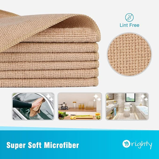 Orighty Microfiber Cleaning Cloth, 12 Pack Microfiber Towels - Image 2