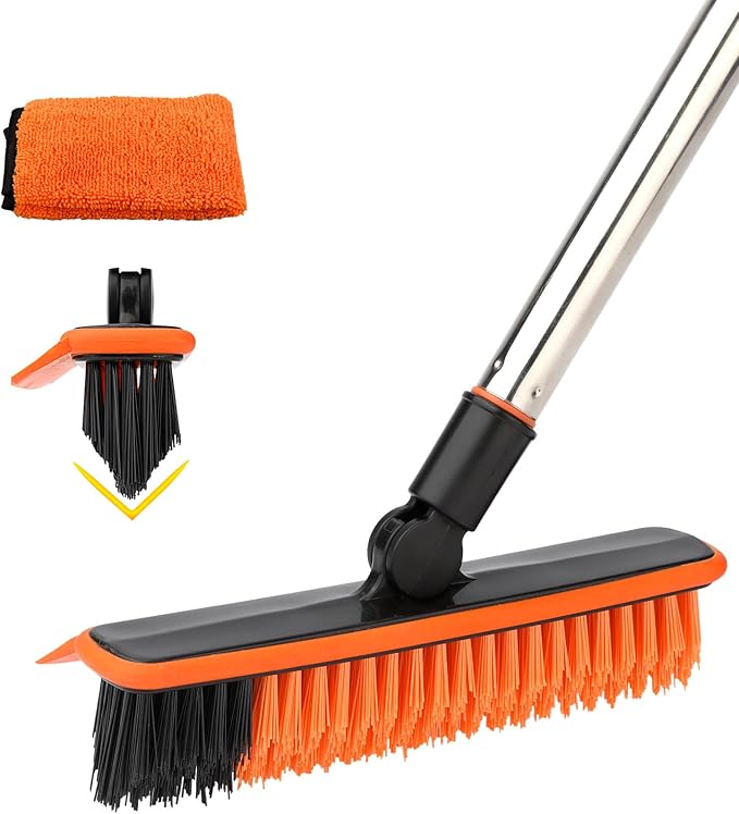 2 in 1 Floor Scrub Brush Grout Brush by Homilifibra