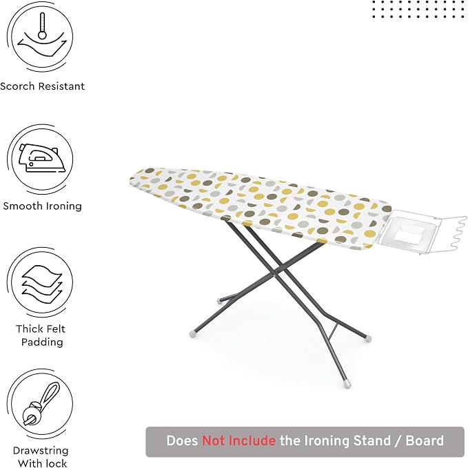 Encasa XO Ironing Board Cover and Pad 54"x15" - Image 2