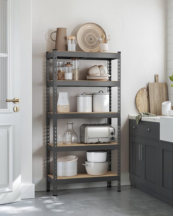 SONGMICS 5-Tier Storage Shelves, Load 2310 lb, Boltless Assembly, Adjustable - Image 9