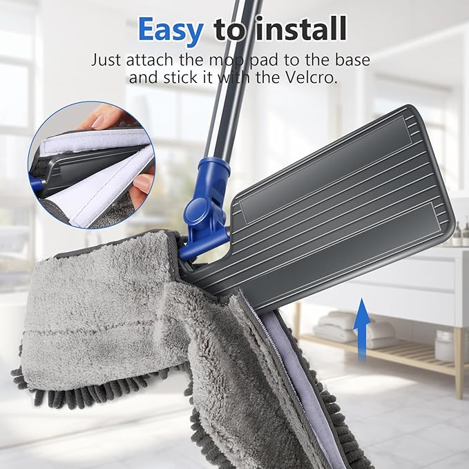 Masthome Microfiber Mops for Floor Cleaning, Dust Mop - Image 6