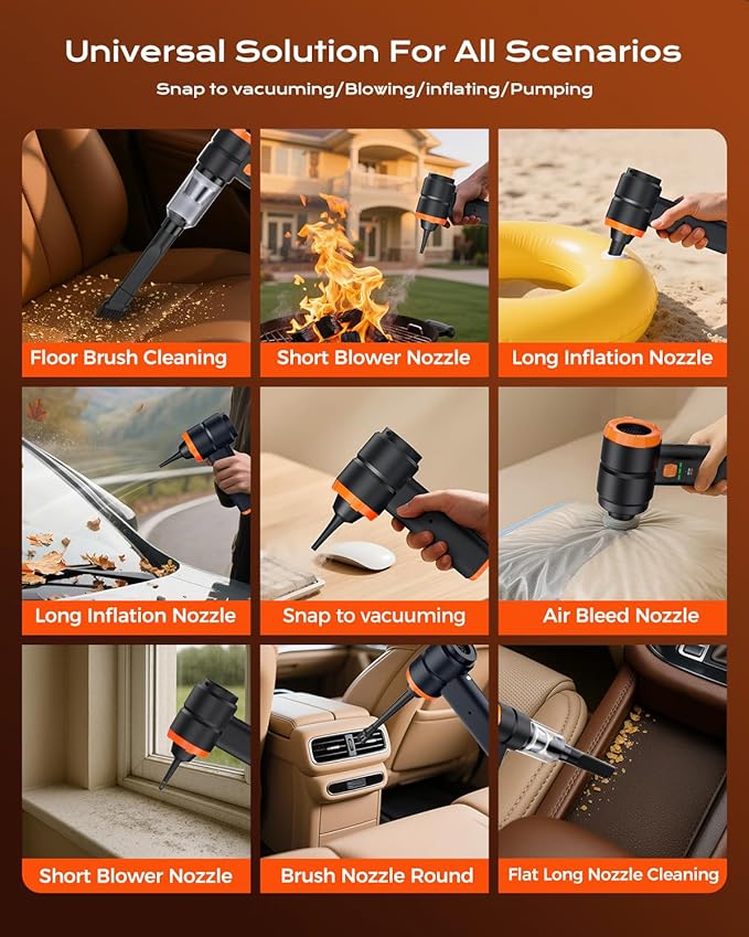 Car Vacuum Portable Cordless, Handheld Vacuum Cordless - Image 5