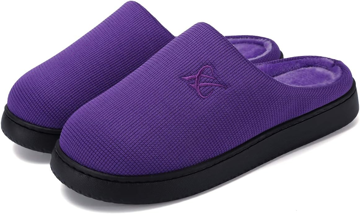 Memory Foam Slippers for Women's and Men's Casual House Shoes by landeer