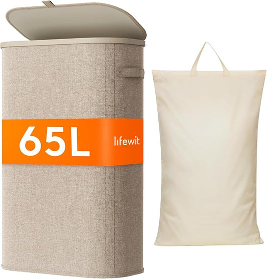 Lifewit 65L Slim Laundry Basket by Lifewit