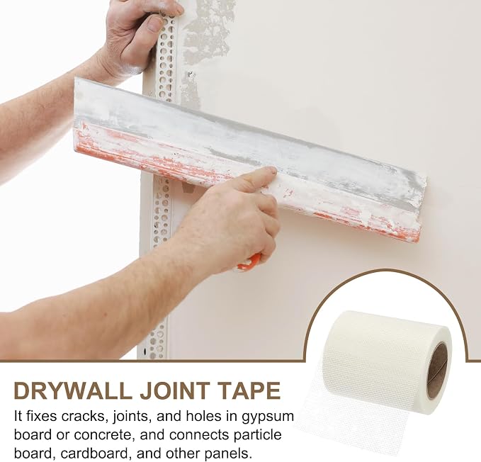 PATIKIL Drywall Repair Mesh Tape, 6 inch x 82 ft Fiberglass Repair Patch - Image 7