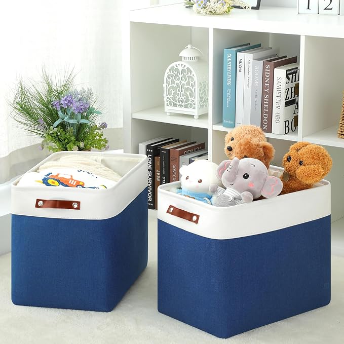 DULLEMELO Extra Large Storage Baskets, Fabric Storage Bins - Image 4