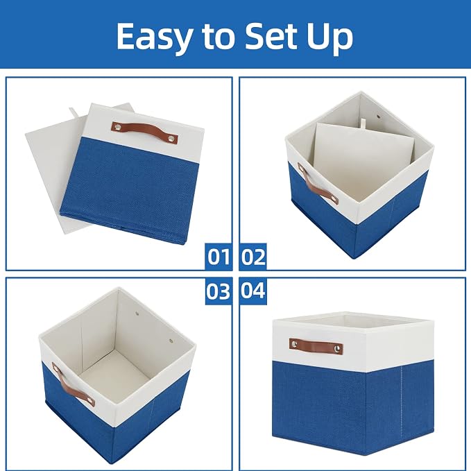 Temary 11 Storage Cube Bins for Shelves, Closet - Image 7