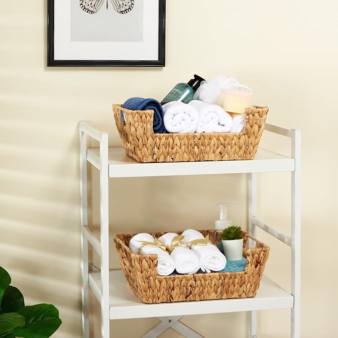 Water Hyacinth Wicker Basket 2 Pack - Image 6