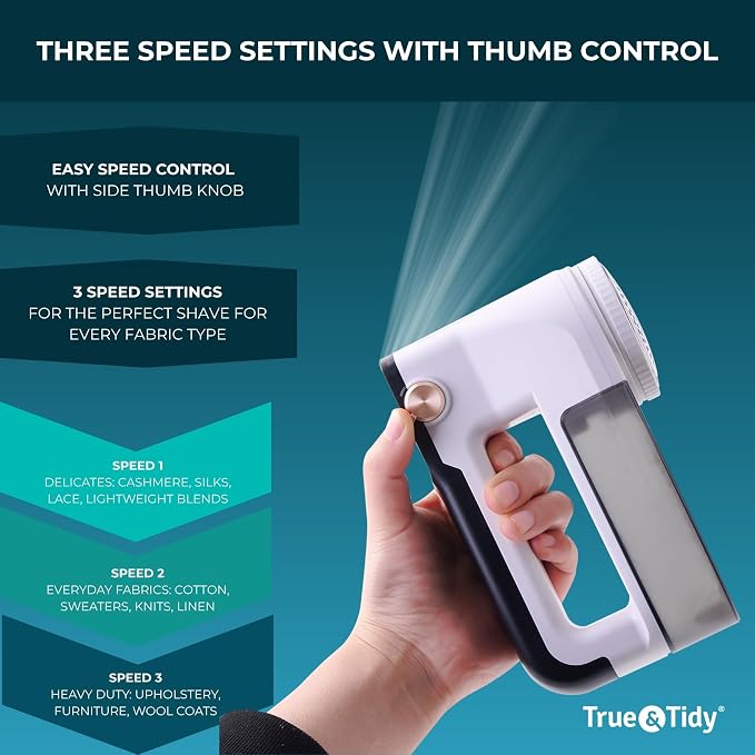True & Tidy XL Rechargeable Fabric Shaver - Image 4