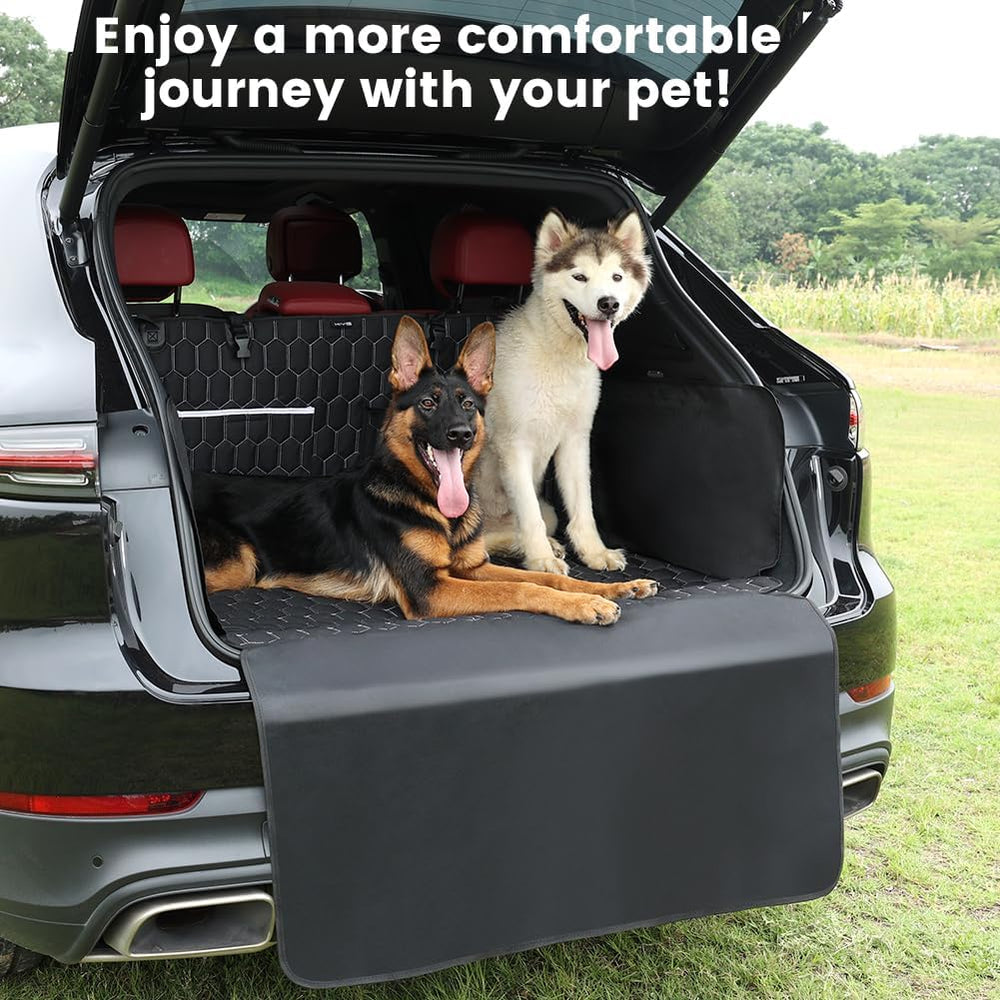 KYG Car Boot Protector Dog Waterproof Dog Blanket Car Boot with Side and Bump...