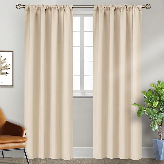 BGment Champagne Blackout Curtains by BGment