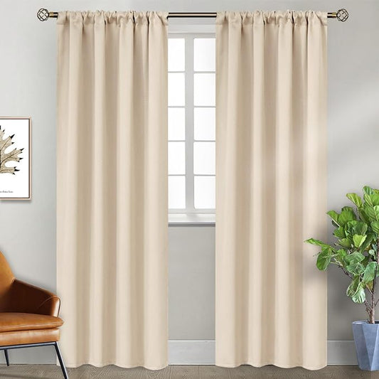 BGment Champagne Blackout Curtains by BGment