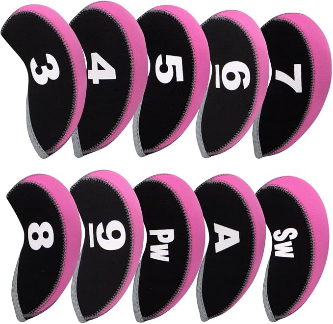 Golf Iron Covers for Golf Clubs Neoprene Golf Iron Cover Set 11pcs/10pcs Golf by montelagolf