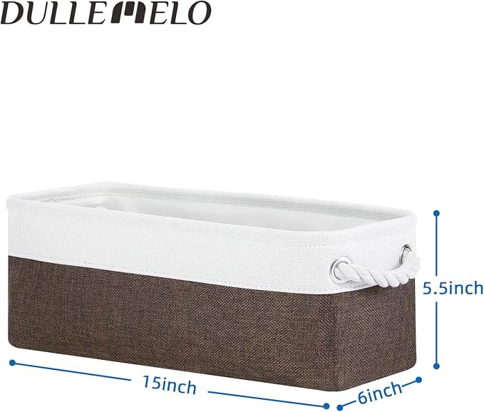 DULLEMELO Toilet Paper Storage Basket, Toilet Tank Basket - Image 2